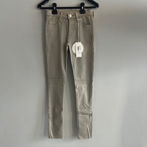 NEW AG Adriano Goldschmied The Legging Ankle Skinny Gray Jeans Size 22R NWT